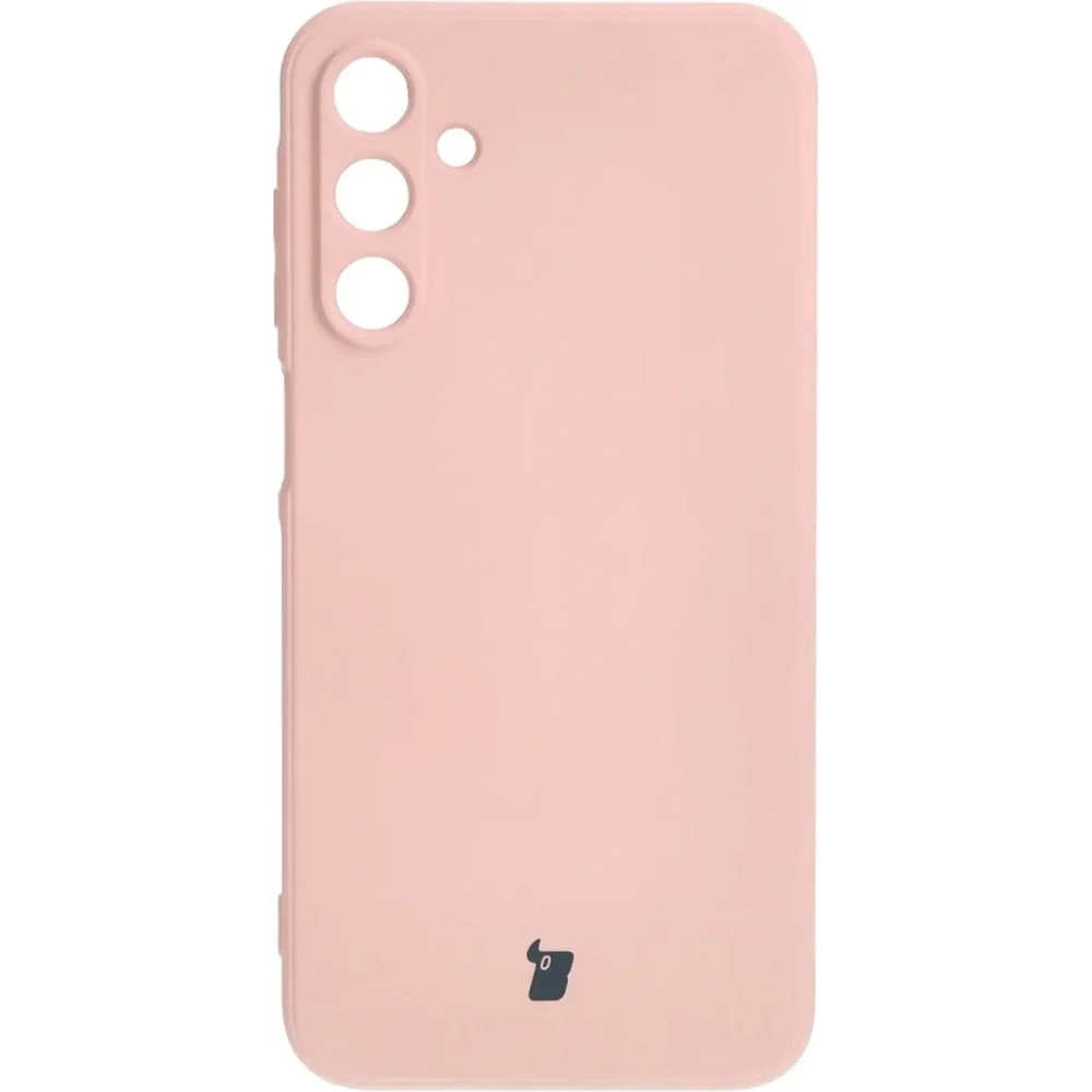 Etui Bizon Case Silicone Sq do Samsung Galaxy A15 4G/5G jasnoróżowe
