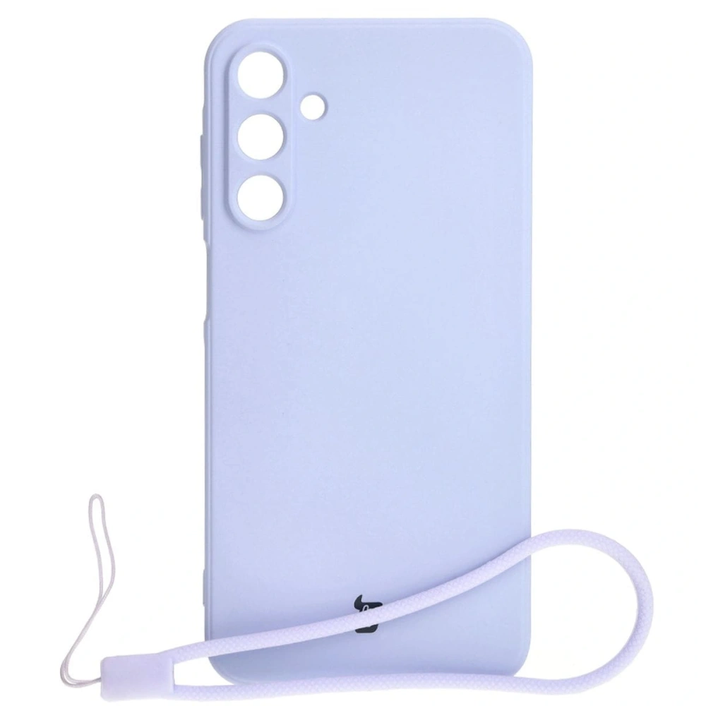 Etui Bizon Case Silicone Sq do Samsung Galaxy A15 4G/5G jasnofioletowe