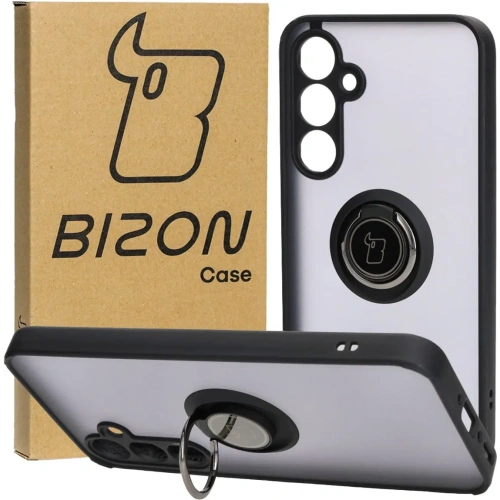 Buy Bizon Case Hybrid Ring Samsung Galaxy A35 5G smoky with a black frame - BIZ4278 - {ean13} - Home Screen Store Europe