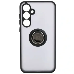 Kup Etui z uchwytem na palec Bizon Case Hybrid Ring do Samsung Galaxy A35 5G przydymione z czarną ramką - BIZ4278 - {ean13} - Sklep Home Screen
