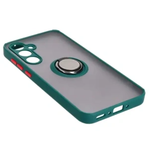 Kup Bizon Case Hybrid Ring Samsung Galaxy A35 5G fumuriu cu un cadru verde închis - BIZ4279 - {ean13} - Sklep Home Screen