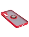 Kup Etui z uchwytem na palec Bizon Case Hybrid Ring do Samsung Galaxy A35 5G przydymione z czerwoną ramką - BIZ4280 - {ean13} - Sklep Home Screen