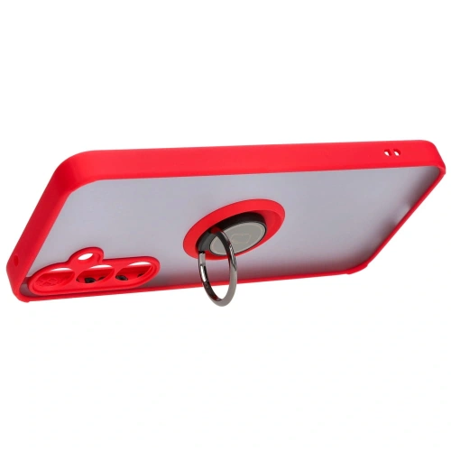 Kup Bizon Case Hybrid Ring Samsung Galaxy A35 5G füstös piros kerettel - BIZ4280 - {ean13} - Sklep Home Screen