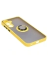 Buy Bizon Case Hybrid Ring Samsung Galaxy A35 5G smoky with a yellow frame - BIZ4281 - {ean13} - Home Screen Store Europe