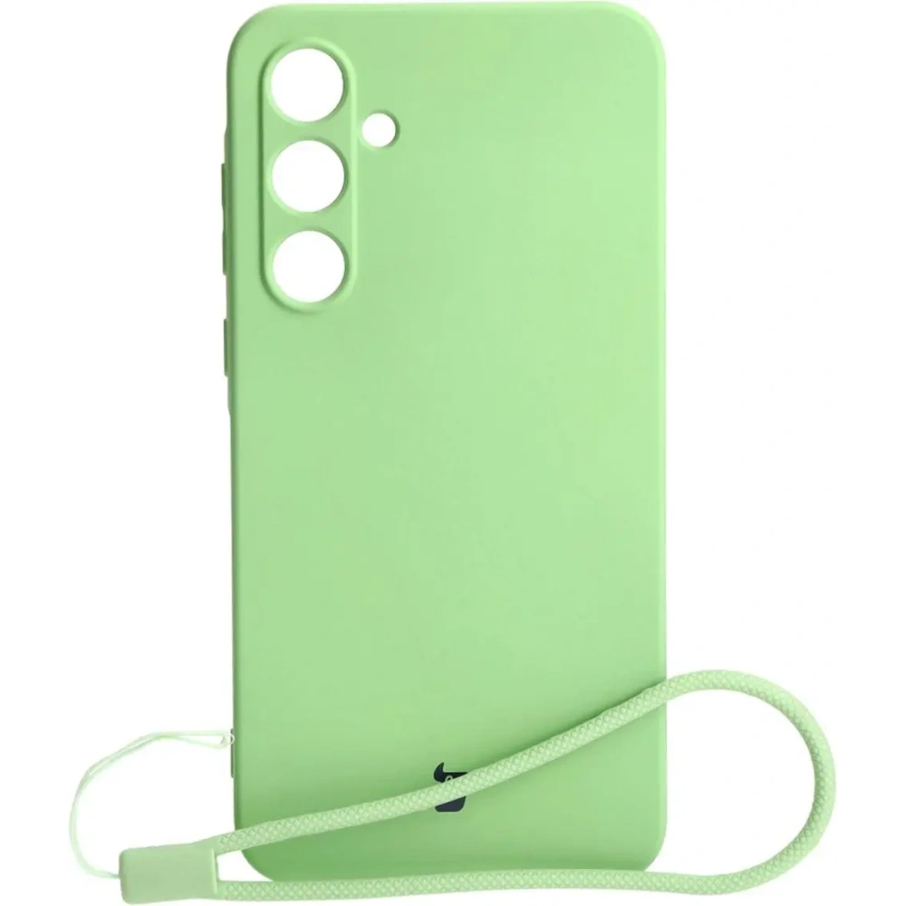 Etui Bizon Case Silicone do Samsung Galaxy A35 5G jasnozielone