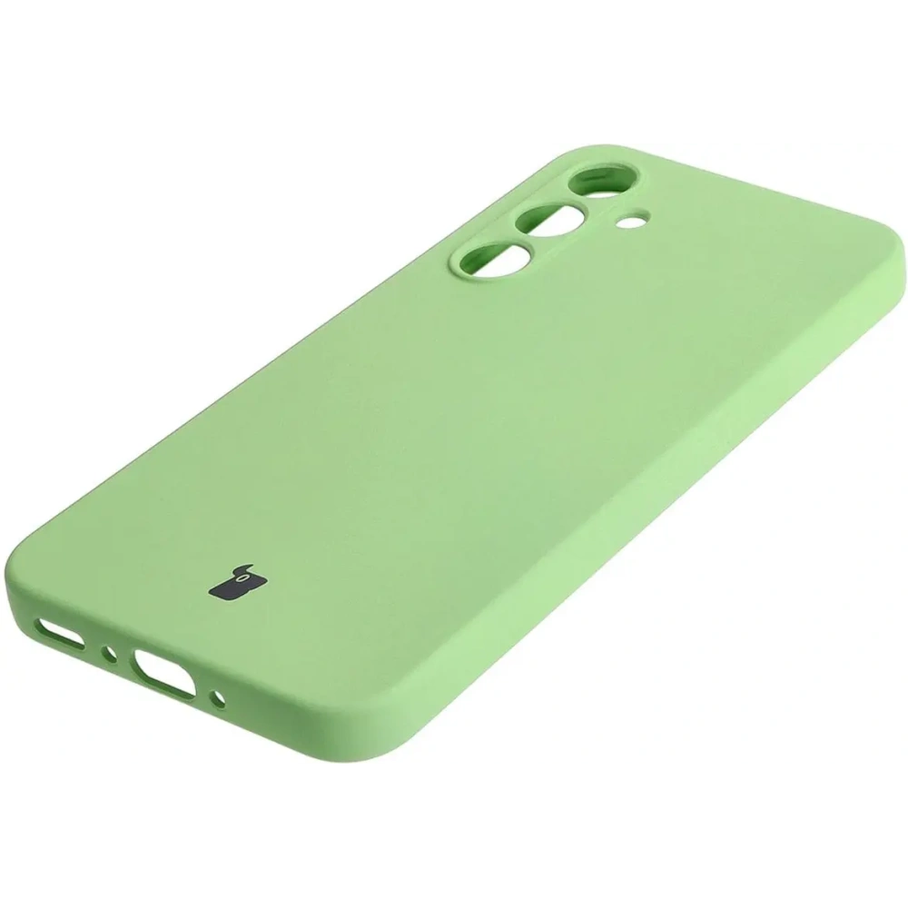 Etui Bizon Case Silicone do Samsung Galaxy A35 5G jasnozielone
