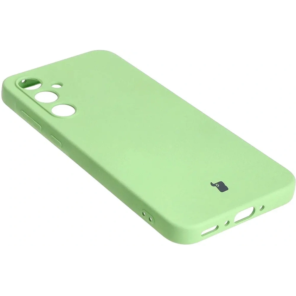 Etui Bizon Case Silicone do Samsung Galaxy A35 5G jasnozielone