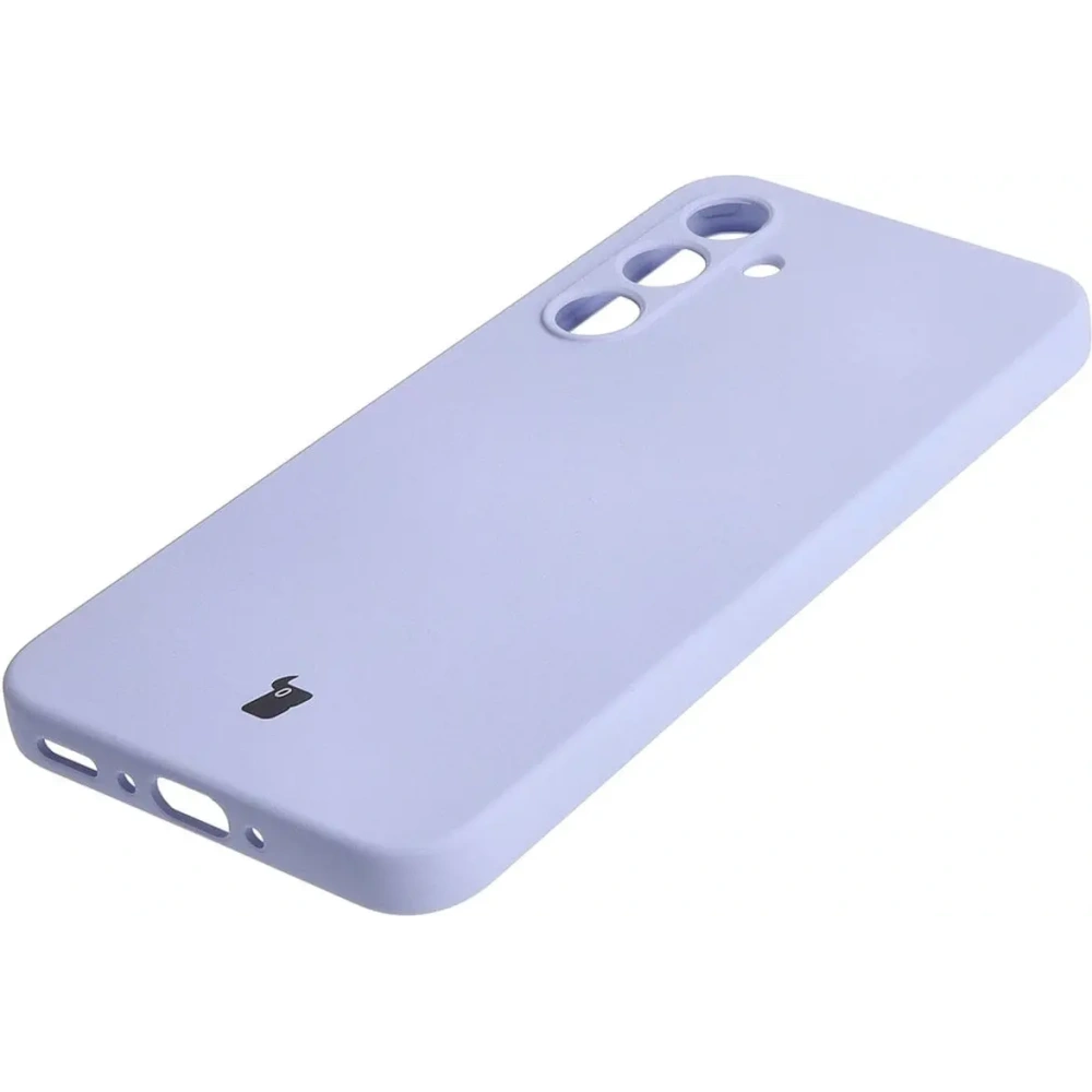 Etui Bizon Case Silicone do Samsung Galaxy A35 5G jasnofioletowe
