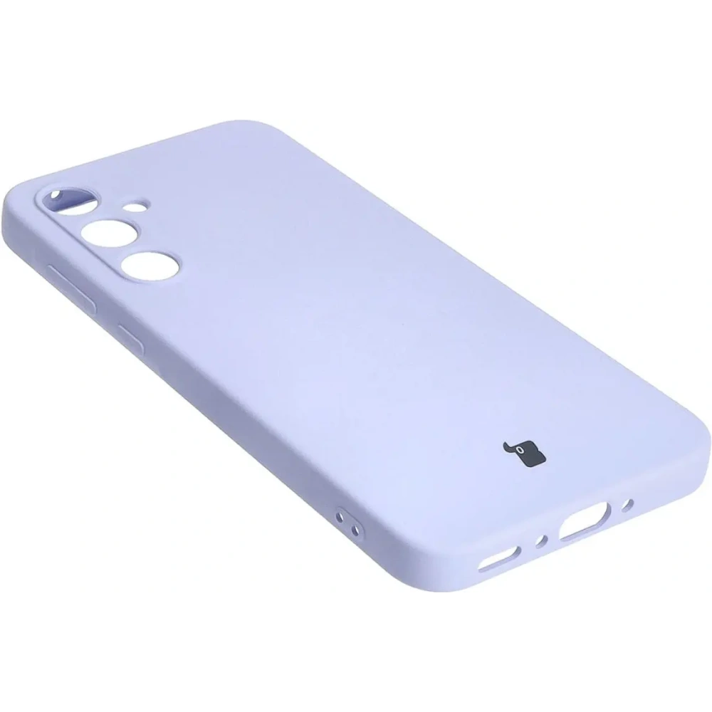 Etui Bizon Case Silicone do Samsung Galaxy A35 5G jasnofioletowe
