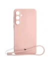 Etui Bizon Case Silicone do Samsung Galaxy A55 5G jasnorůžové