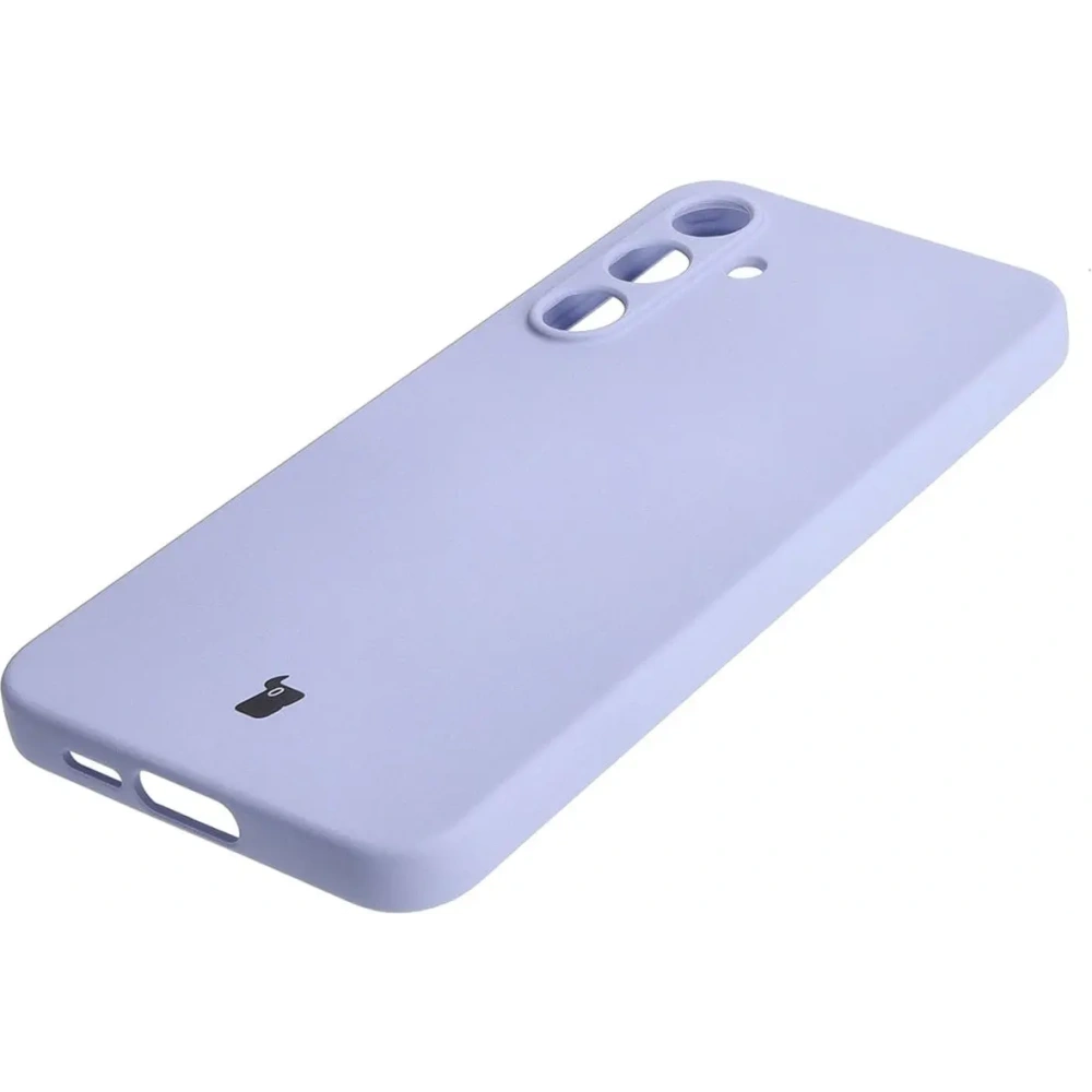 Etui Bizon Case Silicone do Samsung Galaxy A55 5G jasnofioletowe
