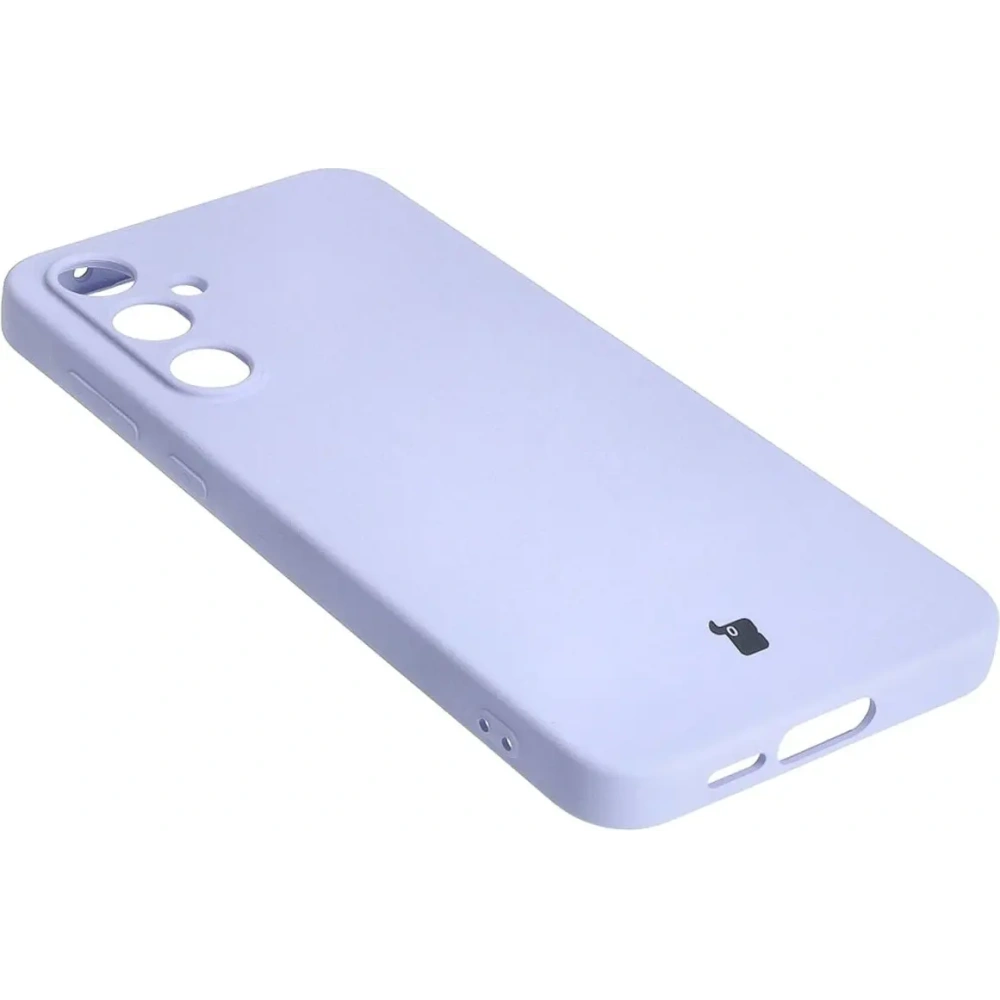 Etui Bizon Case Silicone do Samsung Galaxy A55 5G jasnofioletowe