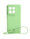 Bizon Case Silikon Sq Xiaomi 14 hellgrün