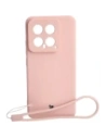 Kup Etui Bizon Case Silicone Sq do Xiaomi 14 jasně růžové - BIZ4300 - {ean13} - Sklep Home Screen