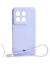 Bizon Case Silicone Sq Xiaomi 14 violet deschis