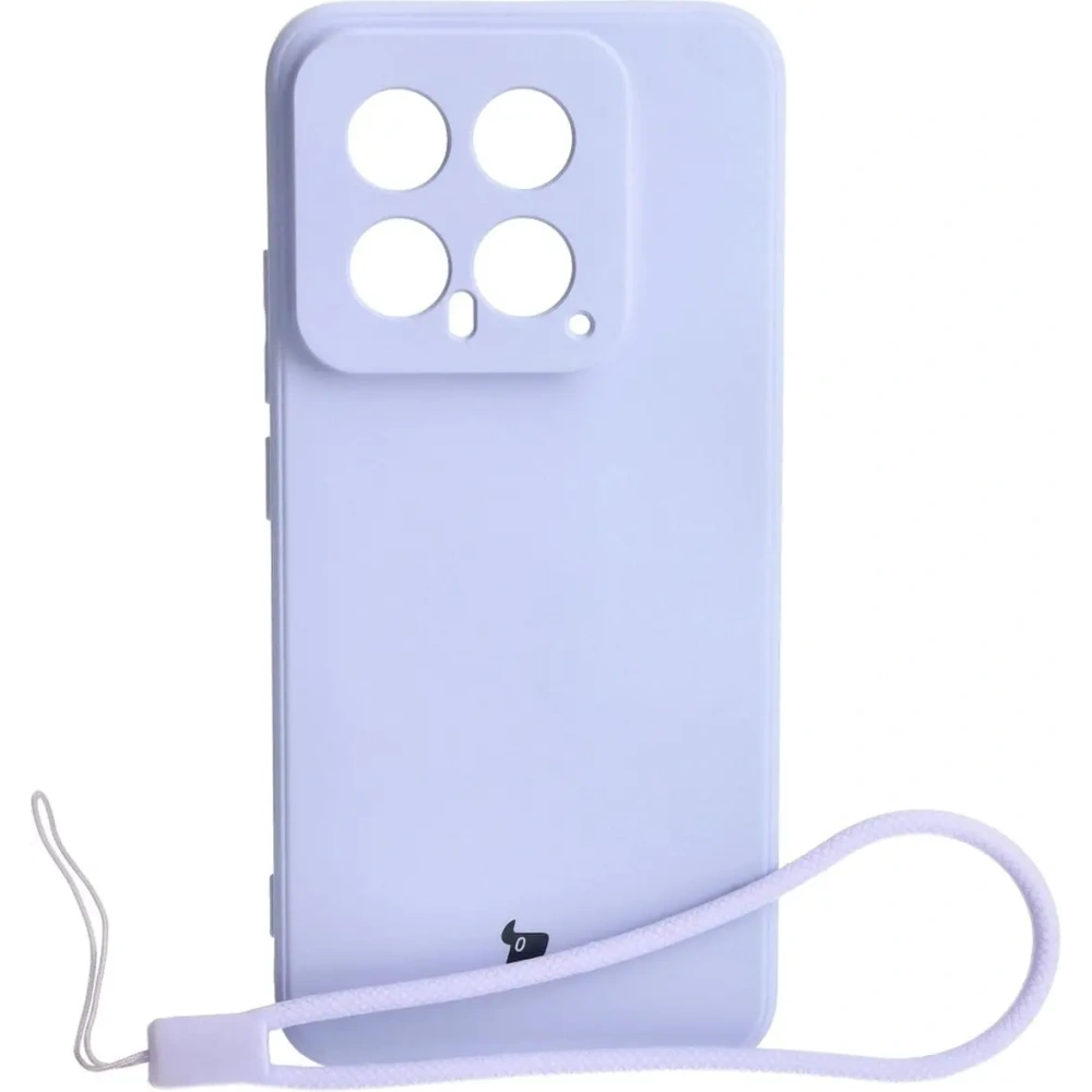 Etui Bizon Case Silicone Sq do Xiaomi 14 jasnofioletowe