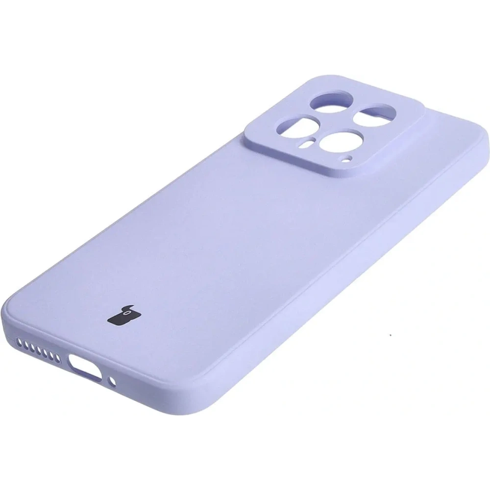 Etui Bizon Case Silicone Sq do Xiaomi 14 jasnofioletowe