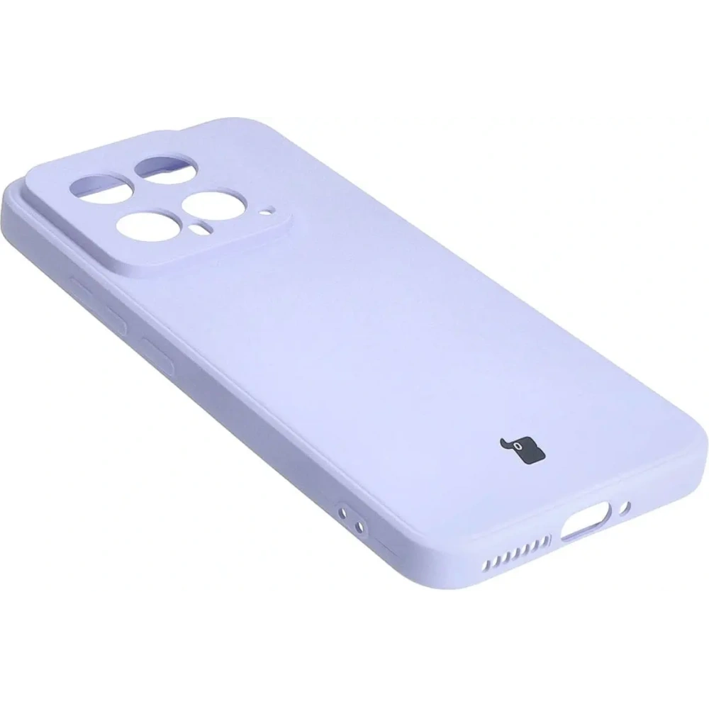 Etui Bizon Case Silicone Sq do Xiaomi 14 jasnofioletowe