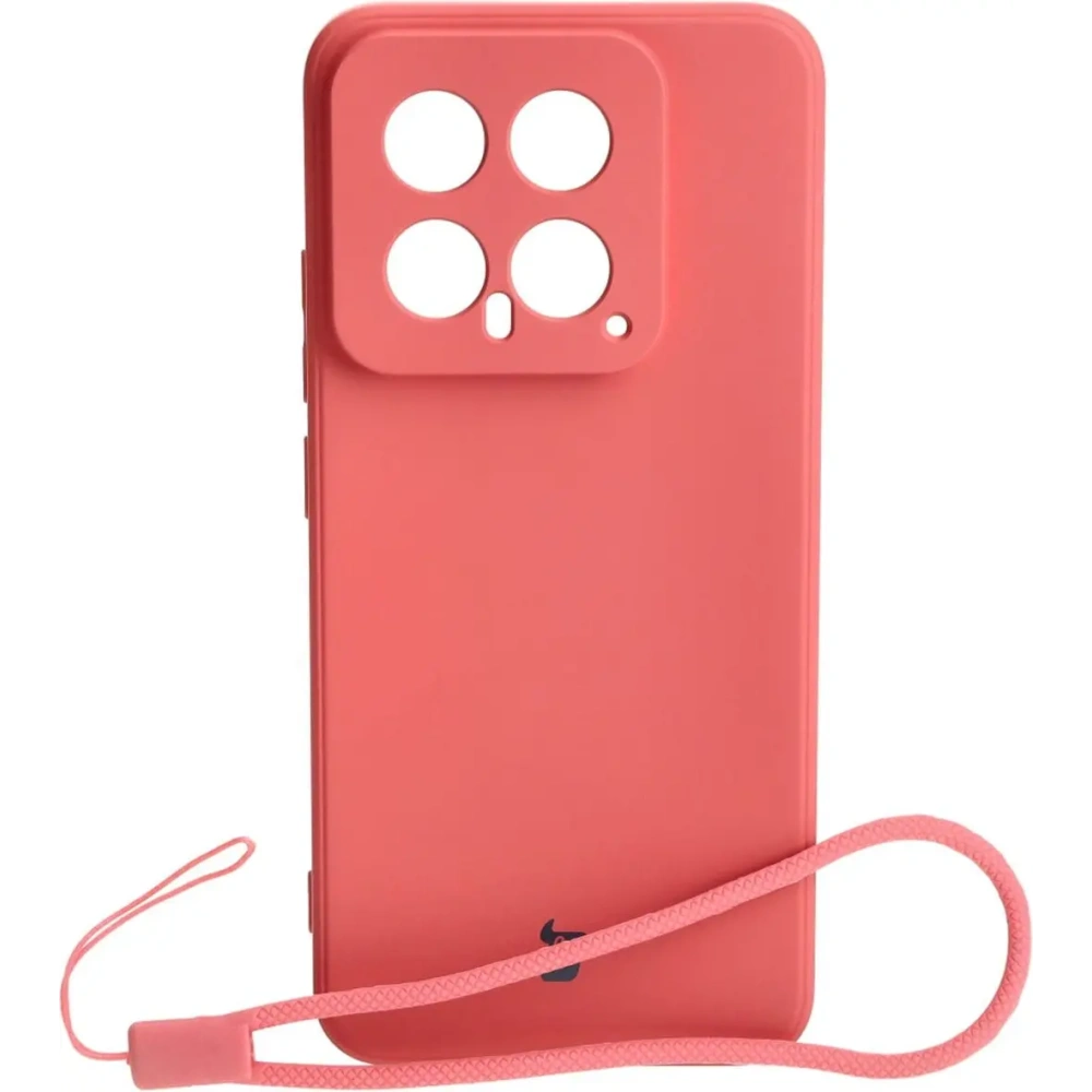 Etui Bizon Case Silicone Sq do Xiaomi 14 brudny róż