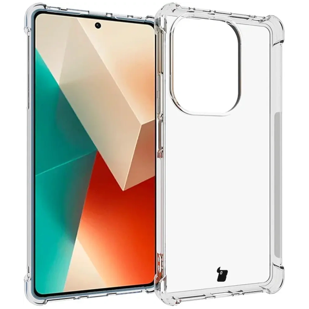 Elastyczne etui Bizon Case Salpa do Xiaomi Poco M6 Pro 4G / Xiaomi Redmi Note 13 Pro 4G / LTE / 14S przezroczyste