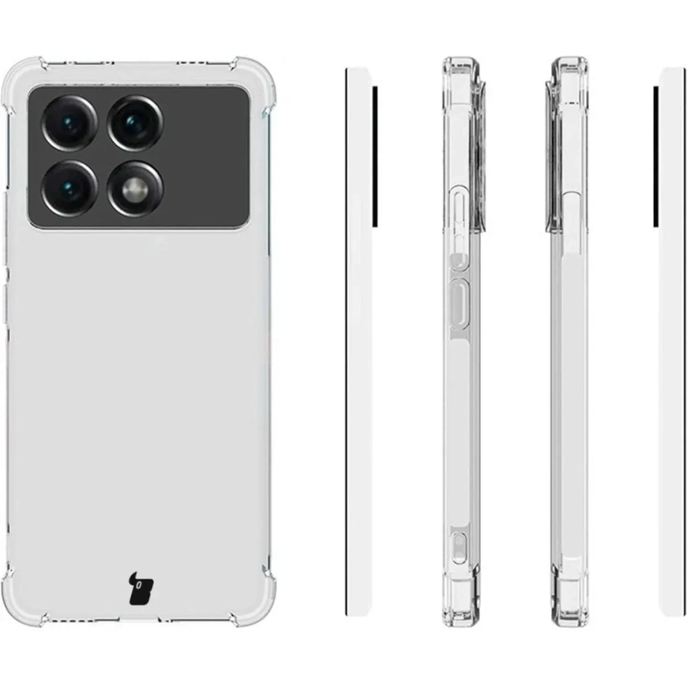 Elastyczne etui Bizon Case Salpa do Xiaomi Poco X6 Pro przezroczyste