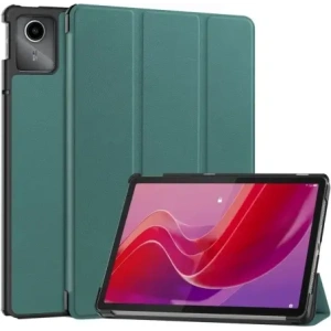 Etui Bizon Case Tab Croc do Lenovo Tab M11 ciemnozielone