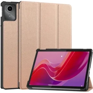 Etui Bizon Case Tab Croc do Lenovo Tab M11 różowozłote