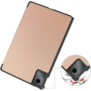 Etui Bizon Case Tab Croc do Lenovo Tab M11 różowozłote