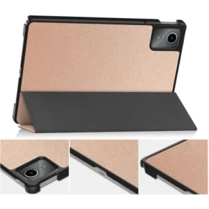 Etui Bizon Case Tab Croc do Lenovo Tab M11 różowozłote