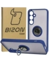 Bizon Case Hybrid Ring Samsung Galaxy A55 5G füstös színű, tengerészkék kerettel