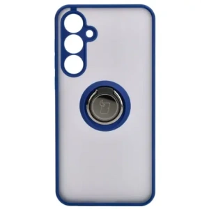 Kup Bizon Case Hybrid Ring Samsung Galaxy A55 5G fumuriu cu un cadru albastru marin - BIZ4317 - {ean13} - Sklep Home Screen