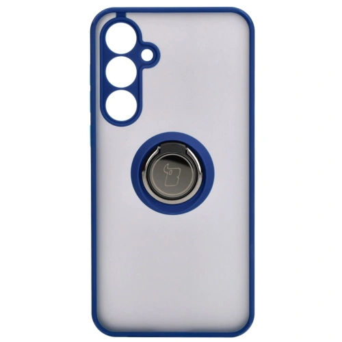 Kup Bizon Case Hybrid Ring Samsung Galaxy A55 5G füstös színű, tengerészkék kerettel - BIZ4317 - {ean13} - Sklep Home Screen