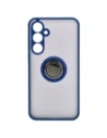 Kup Bizon Case Hybrid Ring Samsung Galaxy A55 5G füstös színű, tengerészkék kerettel - BIZ4317 - {ean13} - Sklep Home Screen