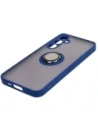 Kup Bizon Case Hybrid Ring Samsung Galaxy A55 5G füstös színű, tengerészkék kerettel - BIZ4317 - {ean13} - Sklep Home Screen