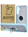 Kup Bizon Case Hybrid Ring Samsung Galaxy A55 5G fumuriu cu un cadru de culoare albastră deschisă - BIZ4319 - {ean13} - Sklep Home Screen