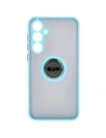 Buy Bizon Case Hybrid Ring Samsung Galaxy A55 5G smoky with a light blue frame - BIZ4319 - {ean13} - Home Screen Store Europe