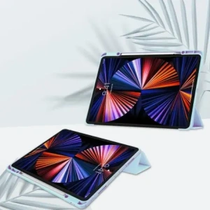 Kup Etui Bizon Case Tab Clear Matt do Apple iPad Pro 12.9 2022/2021/2020/2018 błękitne - BIZ4320 - {ean13} - Sklep Home Screen