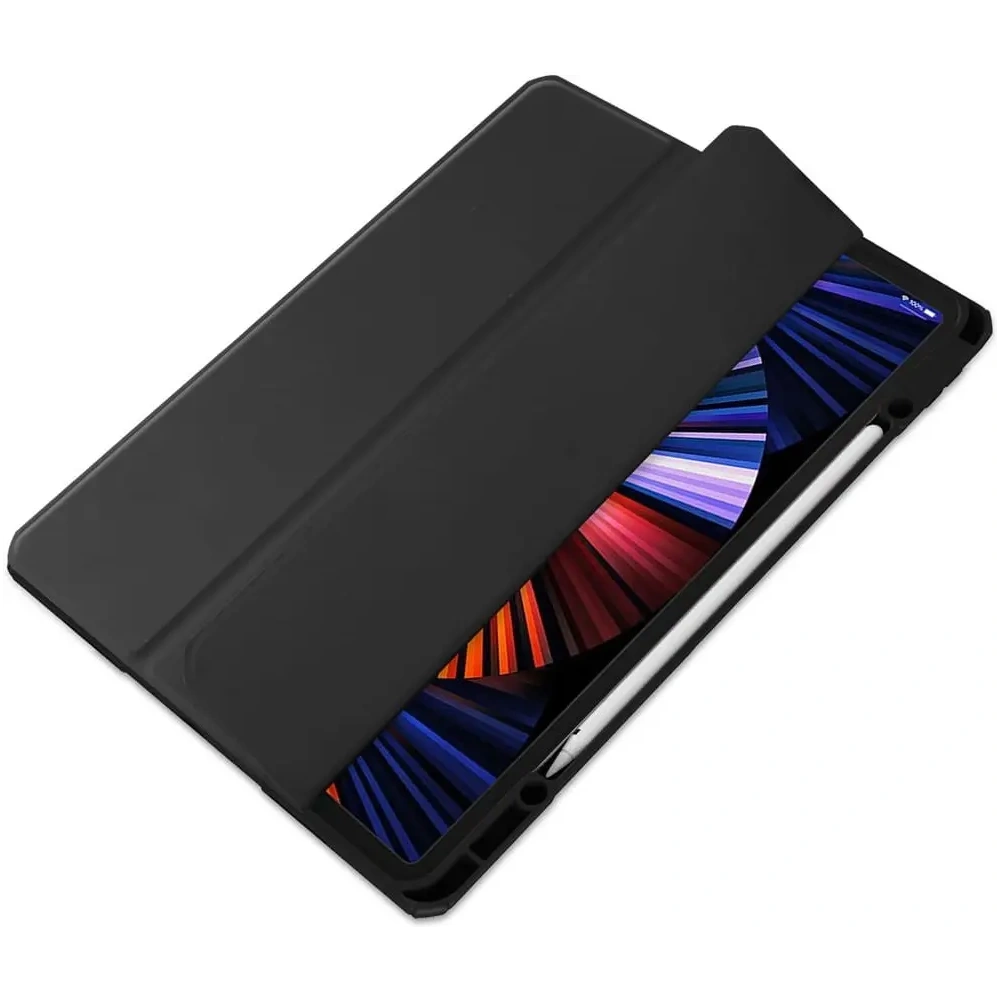 Etui Bizon Case Tab Clear Matt do Apple iPad Pro 12.9 2022/2021/2018 czarne