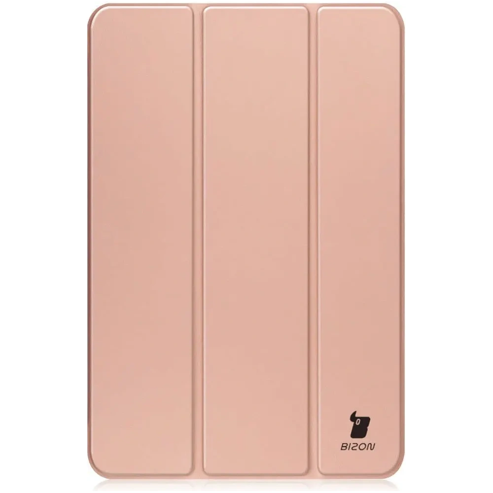 Etui Bizon Case Tab Clear Matt do Apple iPad Pro 12.9 2022/2021/2018 różowozłote