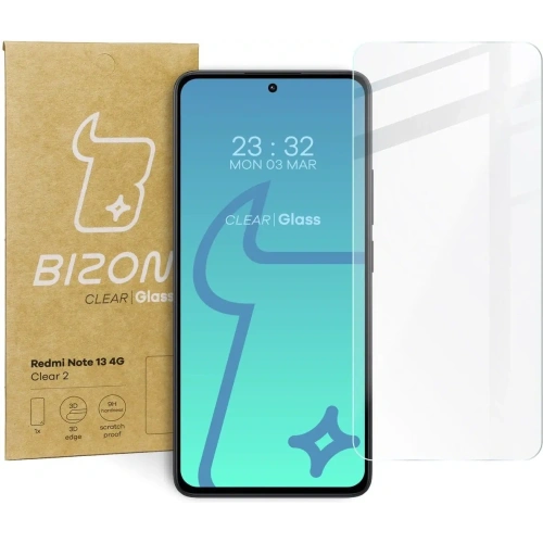 Kup Szkło hartowane Bizon Glass Clear 2 do Xiaomi Redmi Note 13 4G - BIZ4326 - {ean13} - Sklep Home Screen