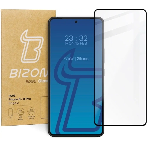 Kup Bizon Glass Edge 2 Asus ROG Phone 9 / 9 Pro / 8 / 8 Pro Asus Zenfone 11 Ultra negru - BIZ4328 - {ean13} - Sklep Home Screen