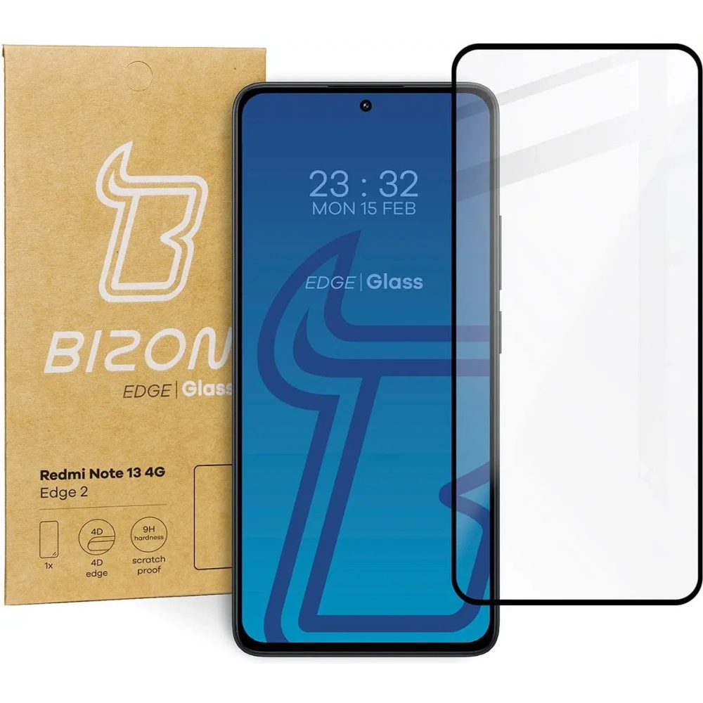 Szkło hartowane Bizon Glass Edge 2 do Xiaomi Redmi Note 13 4G