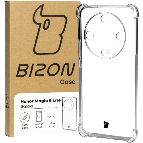 Kup Elastyczne etui Bizon Case Salpa do Honor Magic6 Lite przezroczyste - BIZ4333 - {ean13} - Sklep Home Screen