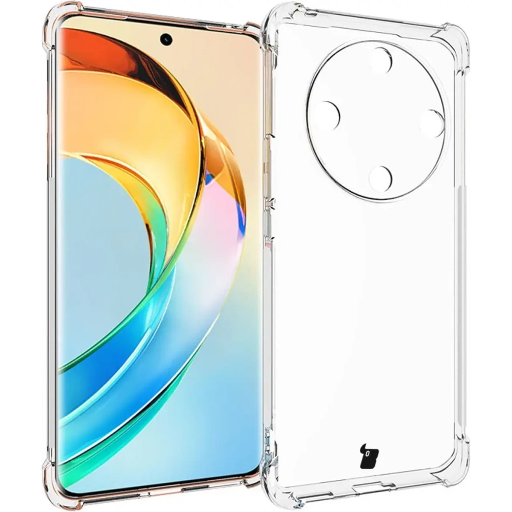 Elastyczne etui Bizon Case Salpa do Honor Magic6 Lite przezroczyste