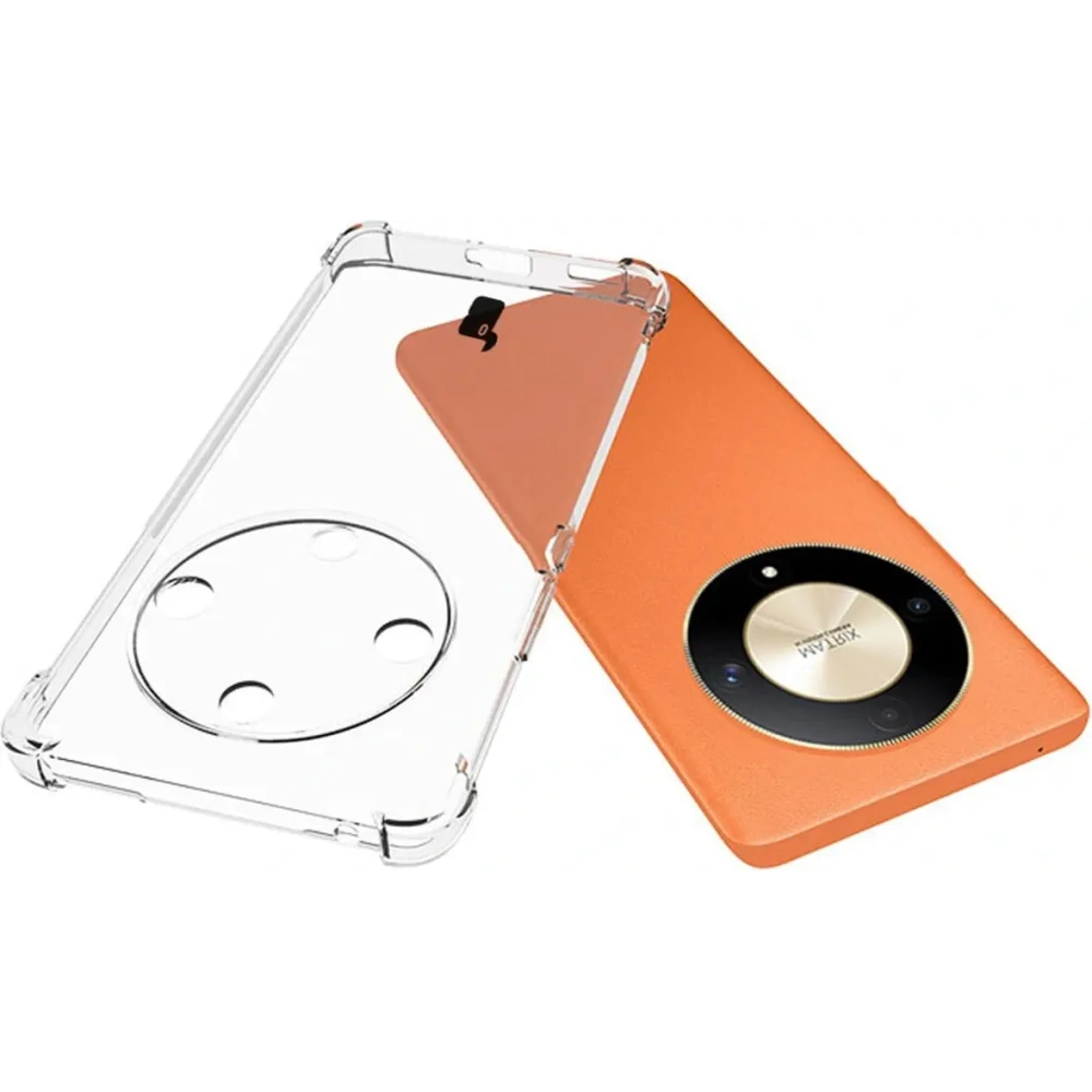 Elastyczne etui Bizon Case Salpa do Honor Magic6 Lite przezroczyste