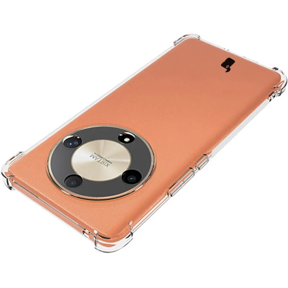 Elastyczne etui Bizon Case Salpa do Honor Magic6 Lite przezroczyste