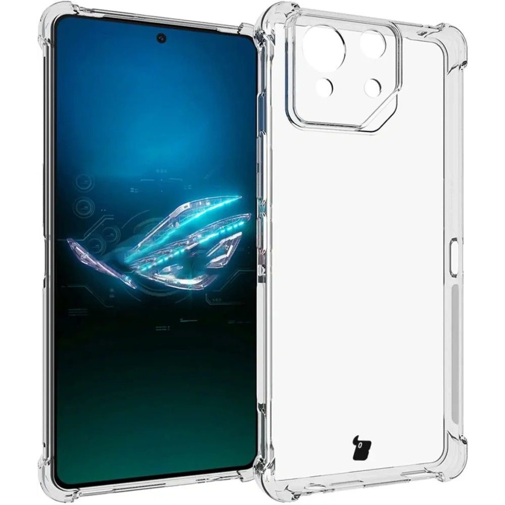 Elastyczne etui Bizon Case Salpa do Asus ROG Phone 8 przezroczyste