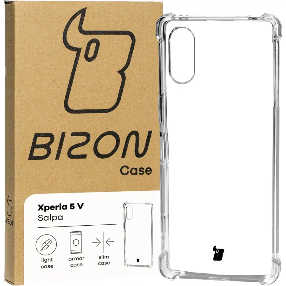 Elastyczne etui Bizon Case Salpa do Sony Xperia 5 V przezroczyste