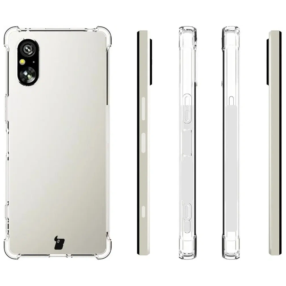 Elastyczne etui Bizon Case Salpa do Sony Xperia 5 V przezroczyste
