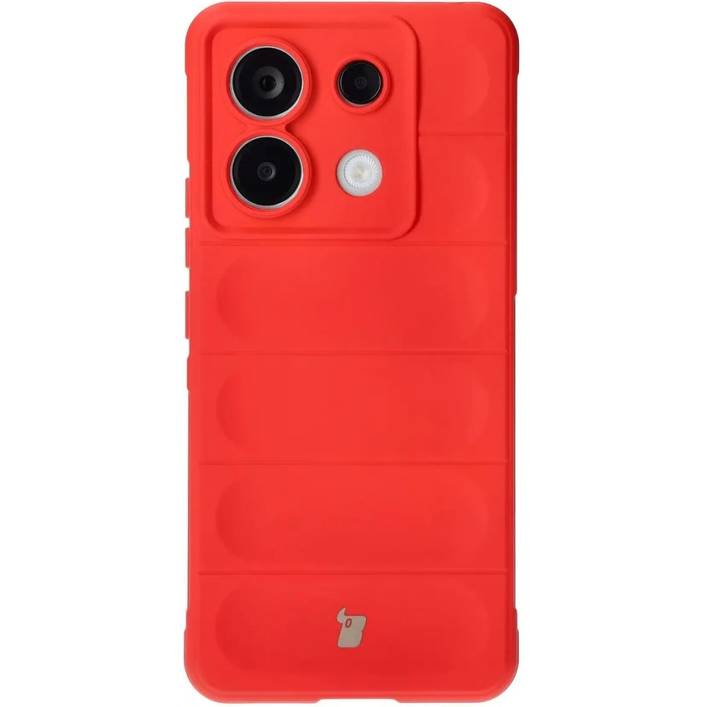Pancerne etui Bizon Case Tur do Xiaomi Poco X6 / Xiaomi Redmi Note 13 Pro 5G czerwone